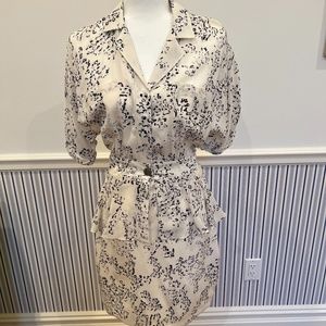 Silk print dress by Jason Wu